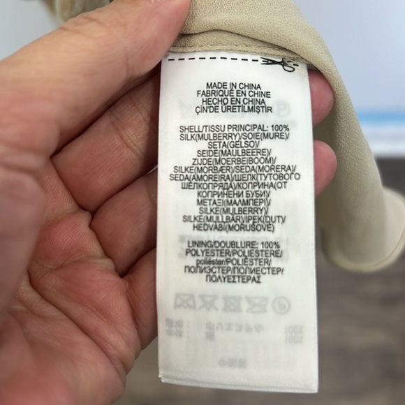 Polo Ralph Lauren - Beige Pastel Floral Ruffle V Neck Sleeveless Maxi Dress SZ 8 - Picture 8 of 12